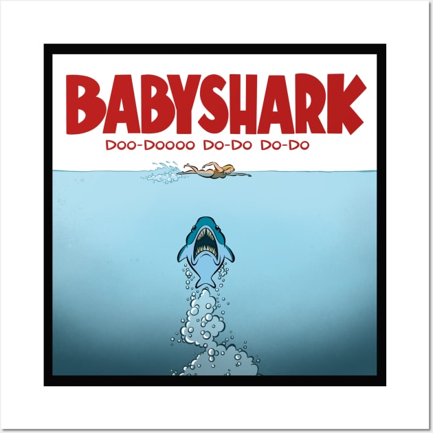 Baby Shark Doo-doooo do-do do-do Wall Art by westinchurch